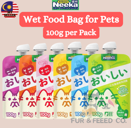 NEEKA Cat Food Snacks Meat Paste Wet Food 100g 尼卡肉酱猫食湿粮